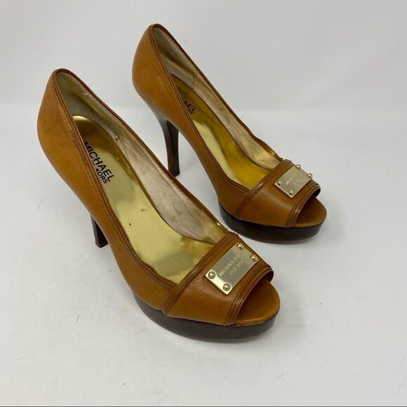 Michael Michael Kors - Peep Toe Heels (8.5) - Picture 10 of 16